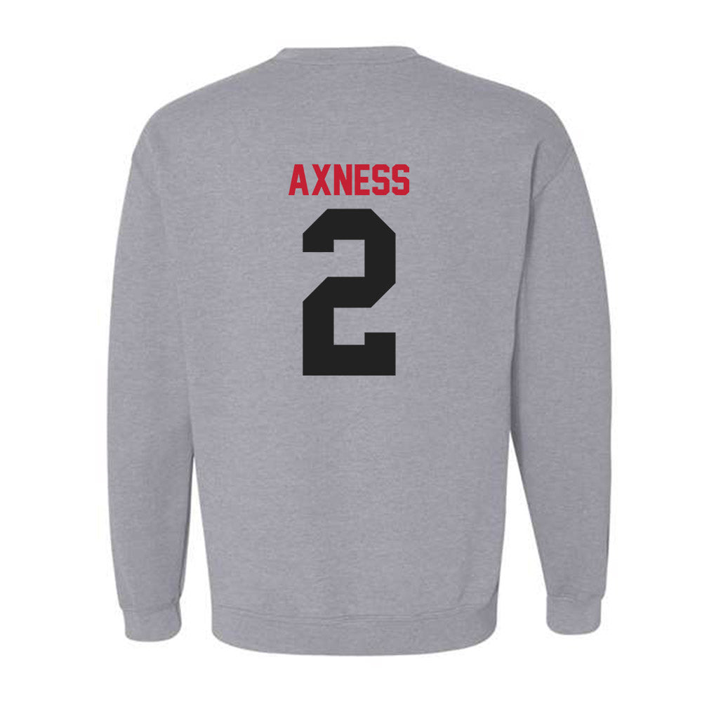 Ball State - NCAA Women's Volleyball : Reese Axness - Crewneck Sweatshirt-1