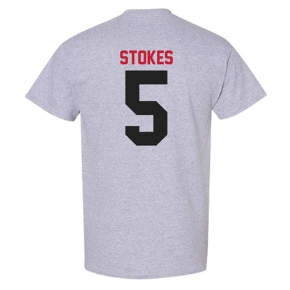 Ball State - NCAA Baseball : Taber Stokes - T-Shirt-1
