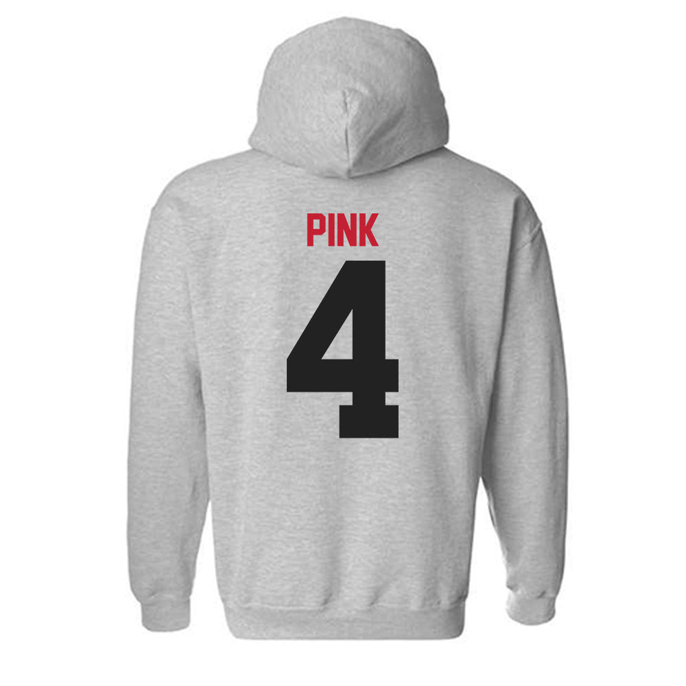 Ball State - NCAA Men's Volleyball : Xander Pink - Hooded Sweatshirt