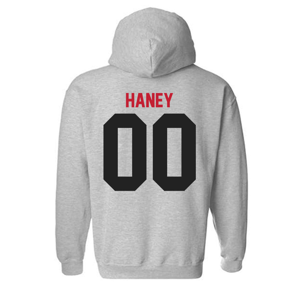 Ball State - NCAA Football : Zion Haney - Classic Shersey Hooded Sweatshirt-1