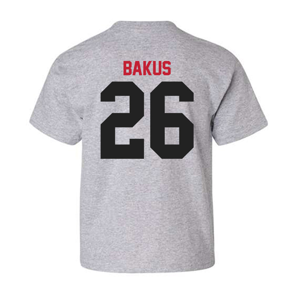 Ball State - NCAA Baseball : Jack Bakus - Classic Shersey Youth T-Shirt-1