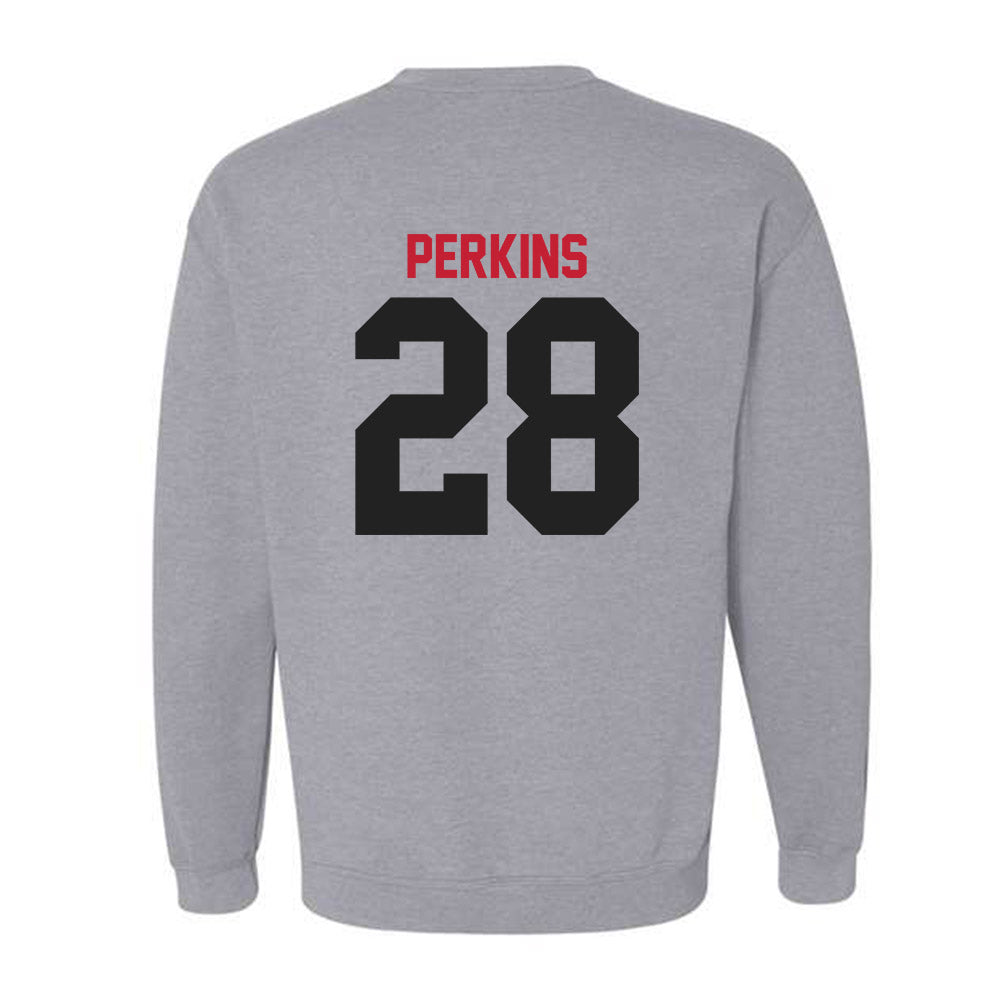 Ball State - NCAA Football : Stone Perkins - Classic Shersey Crewneck Sweatshirt-1