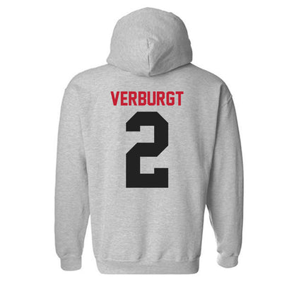 Ball State - NCAA Women's Basketball : Zhen Verburgt - Classic Shersey Hooded Sweatshirt-1
