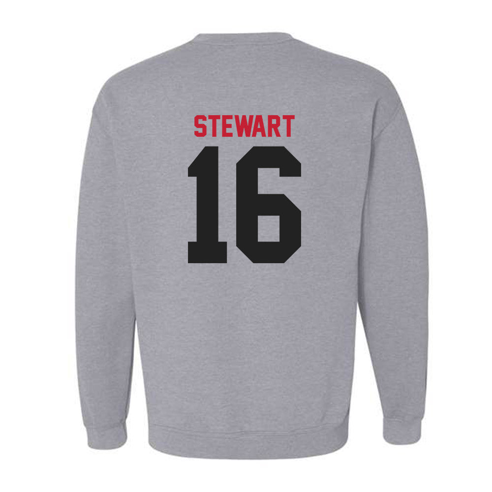 Ball State - NCAA Football : Kaleb Stewart - Classic Shersey Crewneck Sweatshirt-1