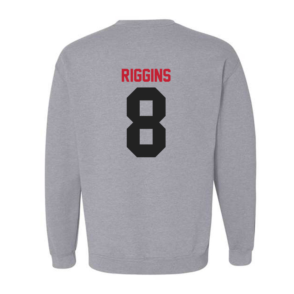 Ball State - NCAA Football : Mason Riggins - Classic Shersey Crewneck Sweatshirt-1