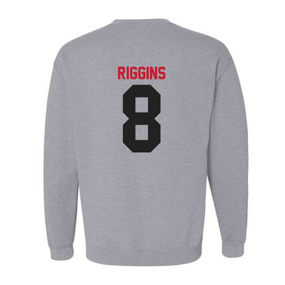 Ball State - NCAA Football : Mason Riggins - Classic Shersey Crewneck Sweatshirt-1