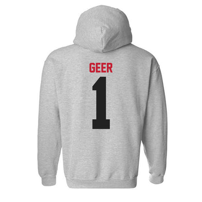 Ball State - NCAA Women's Volleyball : Audrey Geer - Classic Shersey Hooded Sweatshirt-1