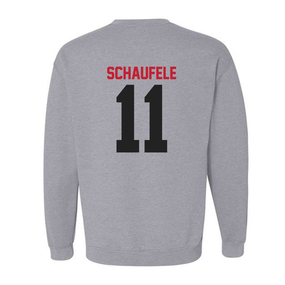 Ball State - NCAA Women's Soccer : Ainsley Schaufele - Crewneck Sweatshirt-1