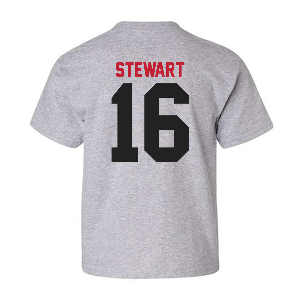 Ball State - NCAA Football : Kaleb Stewart - Classic Shersey Youth T-Shirt-1