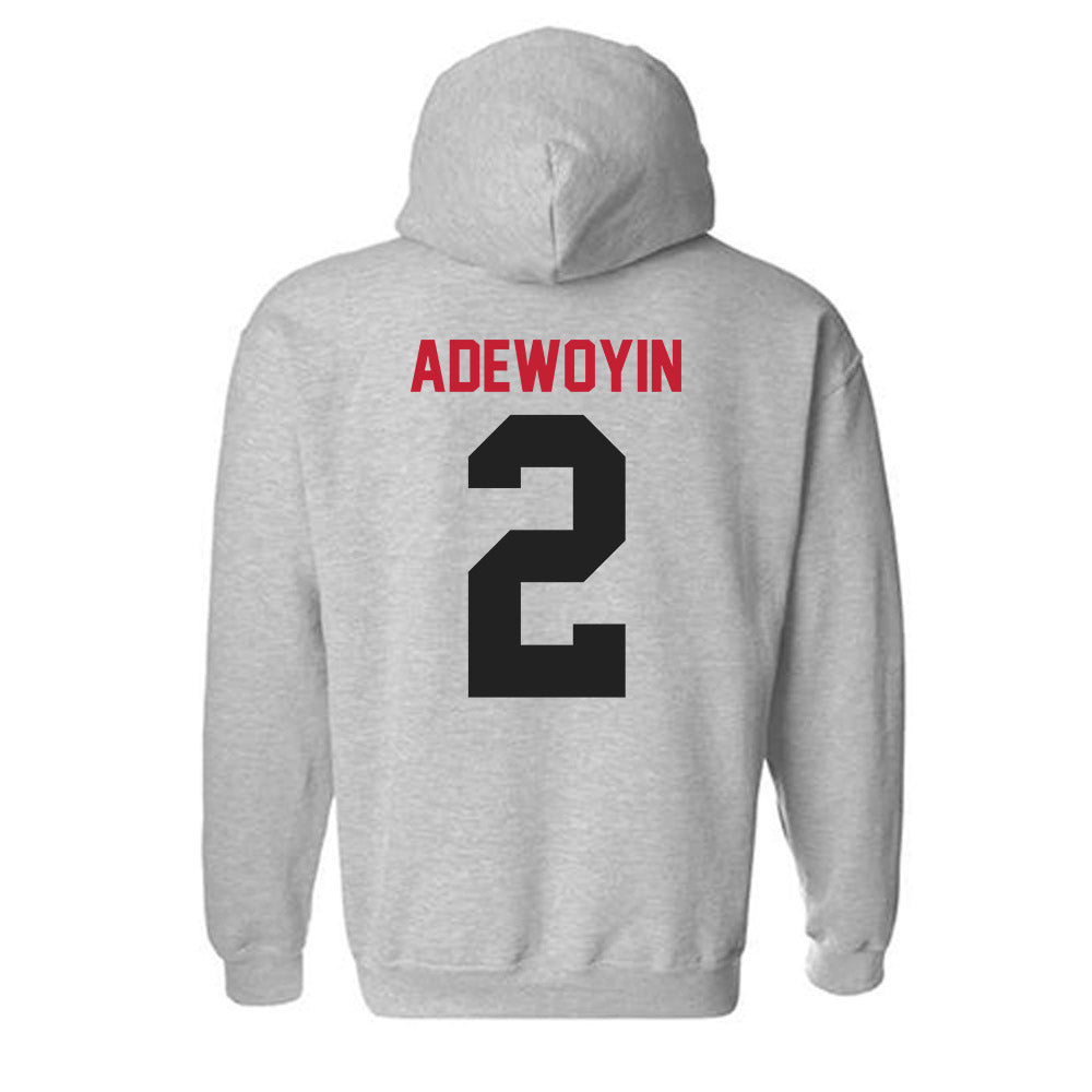 Ball State - NCAA Football : Tobi Adewoyin - Classic Shersey Hooded Sweatshirt-1