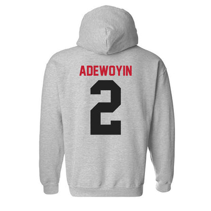 Ball State - NCAA Football : Tobi Adewoyin - Classic Shersey Hooded Sweatshirt-1
