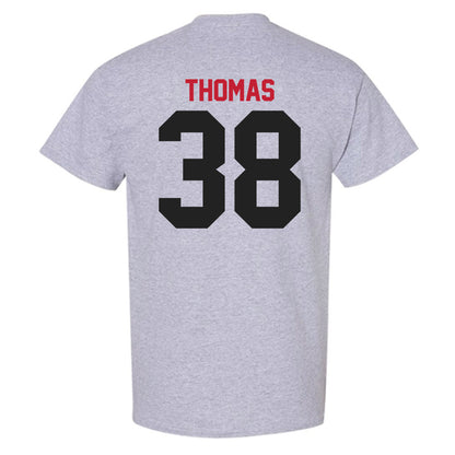 Ball State - NCAA Baseball : Kenskey Thomas - Classic Shersey T-Shirt-1