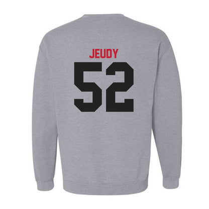 Ball State - NCAA Football : Jacob Jeudy - Classic Shersey Crewneck Sweatshirt-1