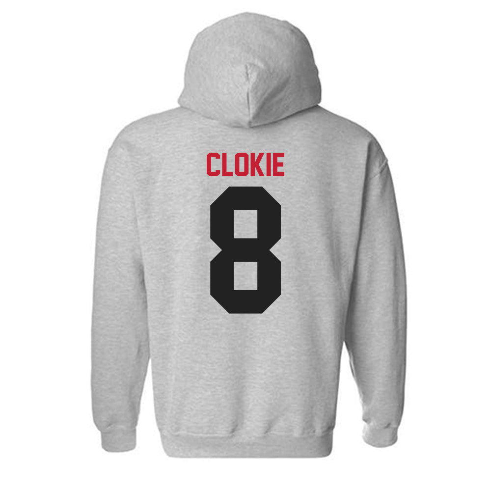 Ball State - NCAA Women's Field Hockey : Grace Clokie - Hooded Sweatshirt-1