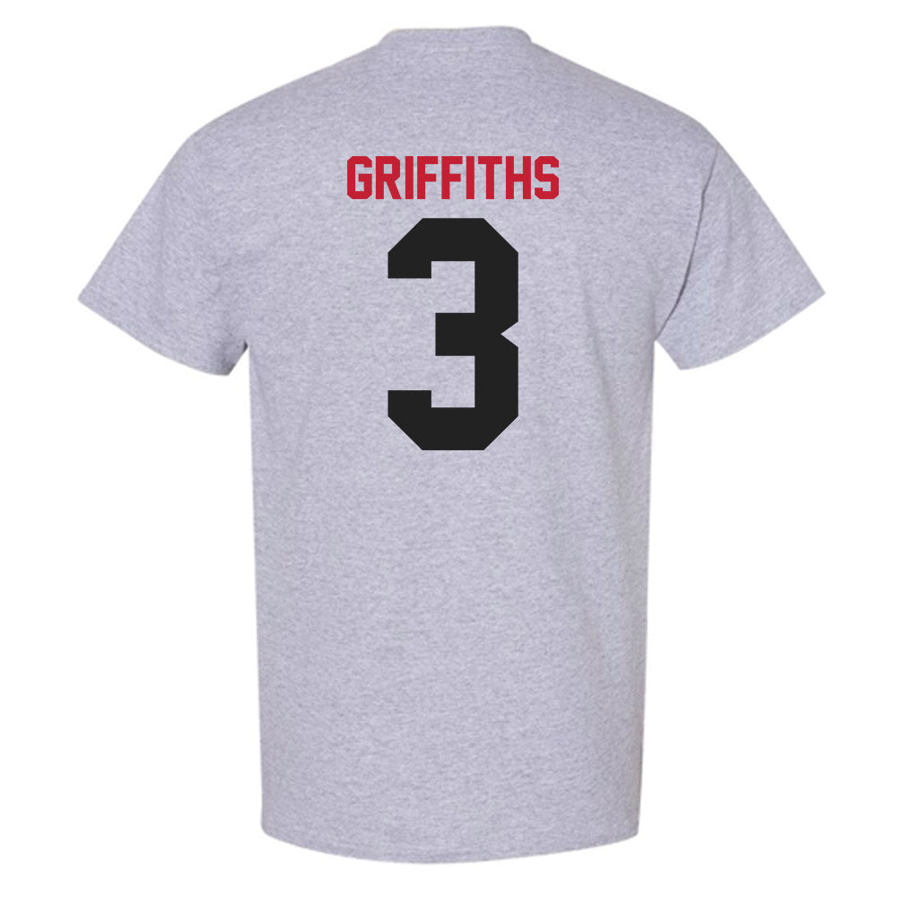Ball State - NCAA Baseball : Brett Griffiths - Classic Shersey T-Shirt-1