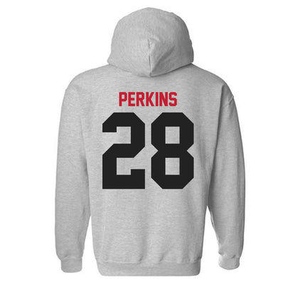 Ball State - NCAA Football : Stone Perkins - Classic Shersey Hooded Sweatshirt-1