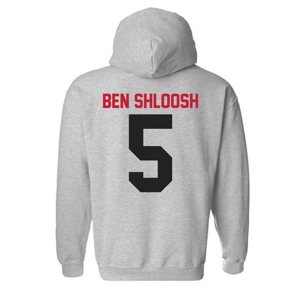 Ball State - NCAA Men's Volleyball : Adir Ben Shloosh - Classic Shersey Hooded Sweatshirt-1