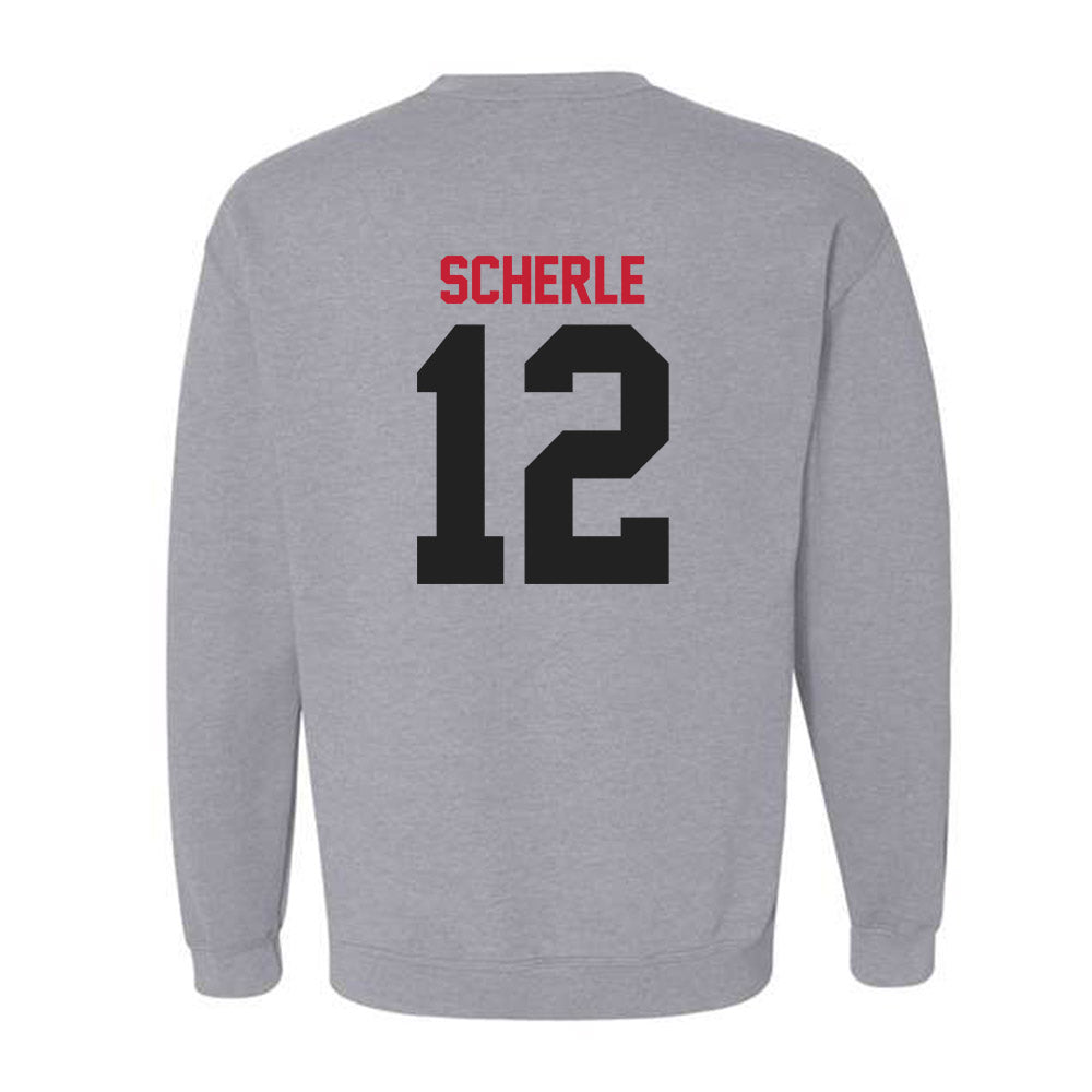 Ball State - NCAA Football : Alex Scherle - Classic Shersey Crewneck Sweatshirt-1
