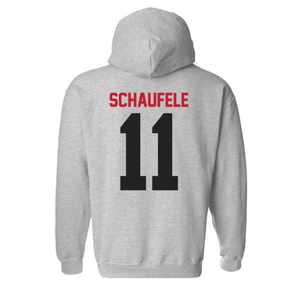 Ball State - NCAA Women's Soccer : Ainsley Schaufele - Hooded Sweatshirt-1