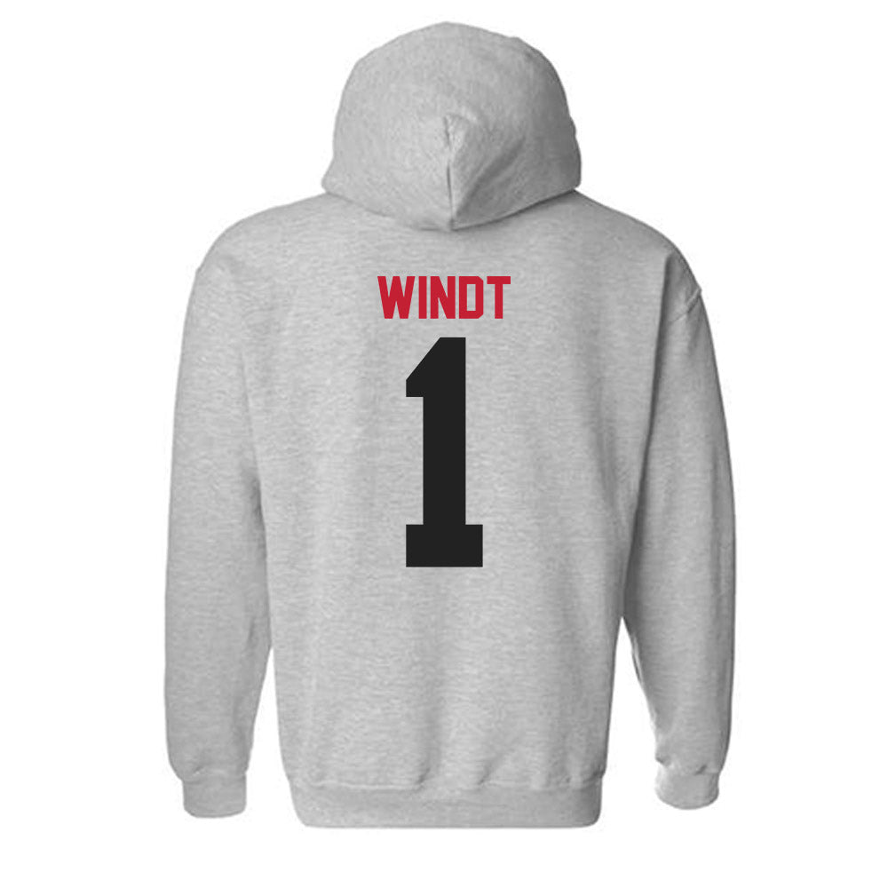 Ball State - NCAA Men's Volleyball : Tyler Windt - Classic Shersey Hooded Sweatshirt-1