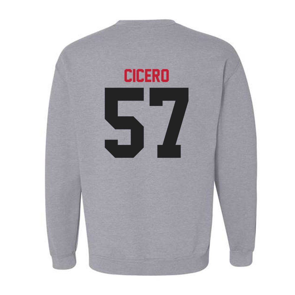 Ball State - NCAA Football : Nolan Cicero - Classic Shersey Crewneck Sweatshirt-1