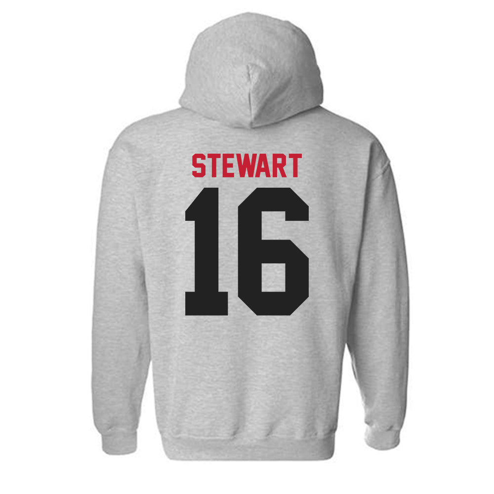 Ball State - NCAA Football : Kaleb Stewart - Classic Shersey Hooded Sweatshirt-1