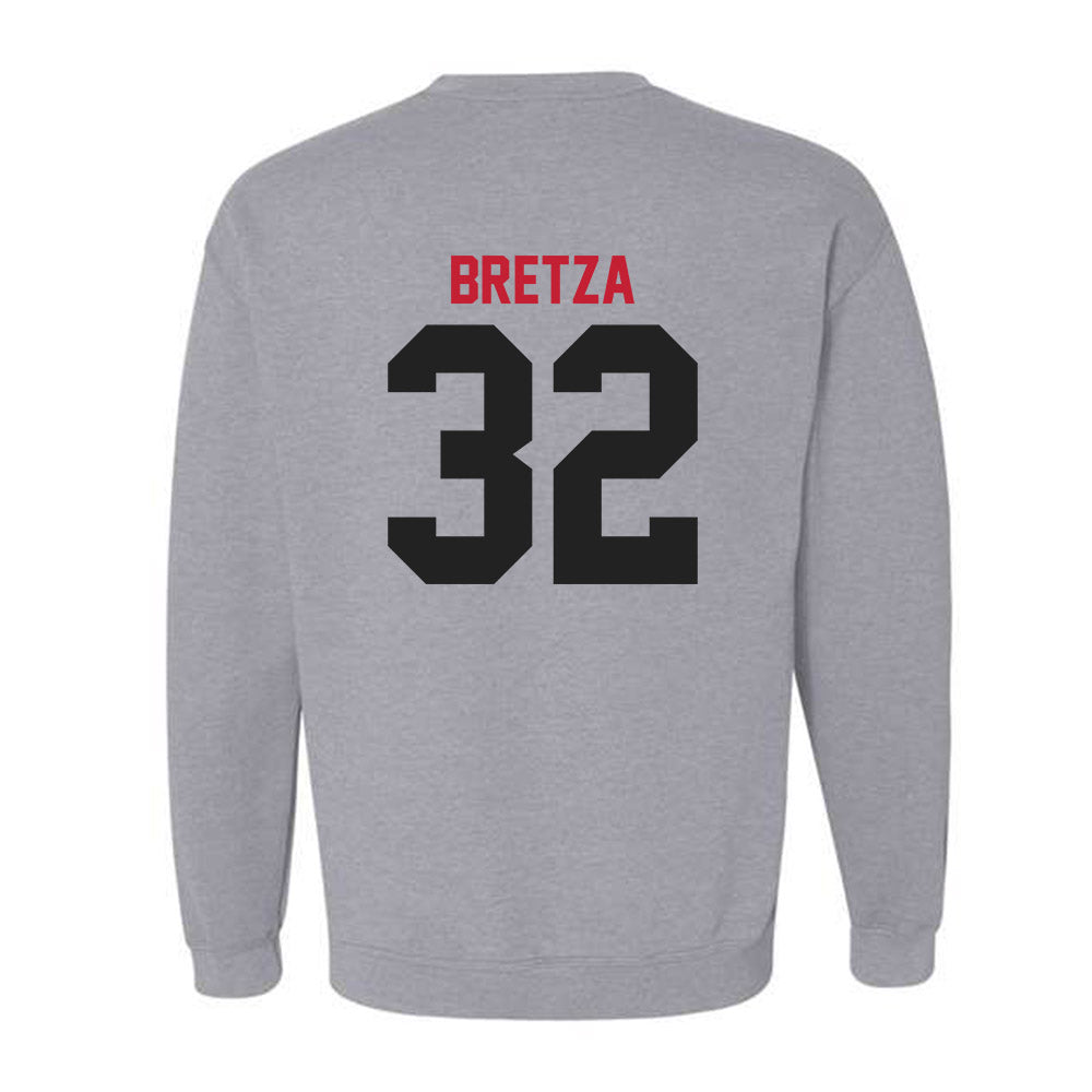 Ball State - NCAA Baseball : Zander Bretza - Crewneck Sweatshirt-1
