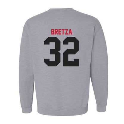 Ball State - NCAA Baseball : Zander Bretza - Crewneck Sweatshirt-1