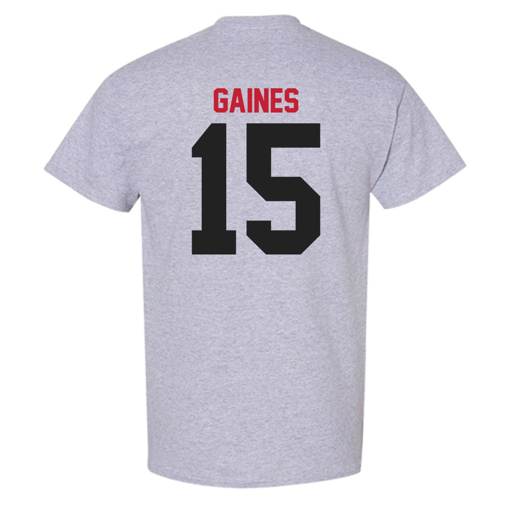 Ball State - NCAA Baseball : Simon Gaines - Classic Shersey T-Shirt-1