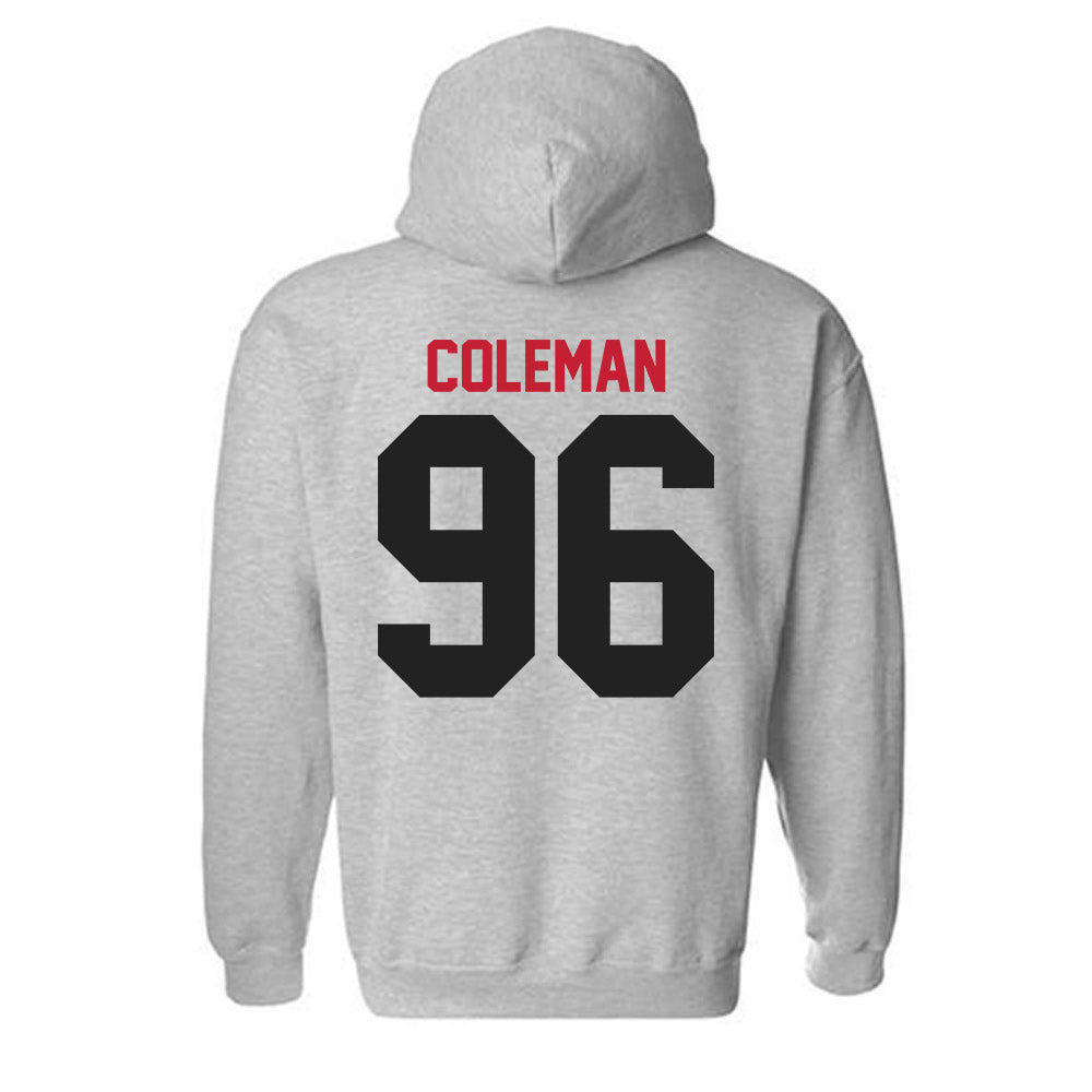 Ball State - NCAA Football : Joshua Coleman - Classic Shersey Hooded Sweatshirt-1