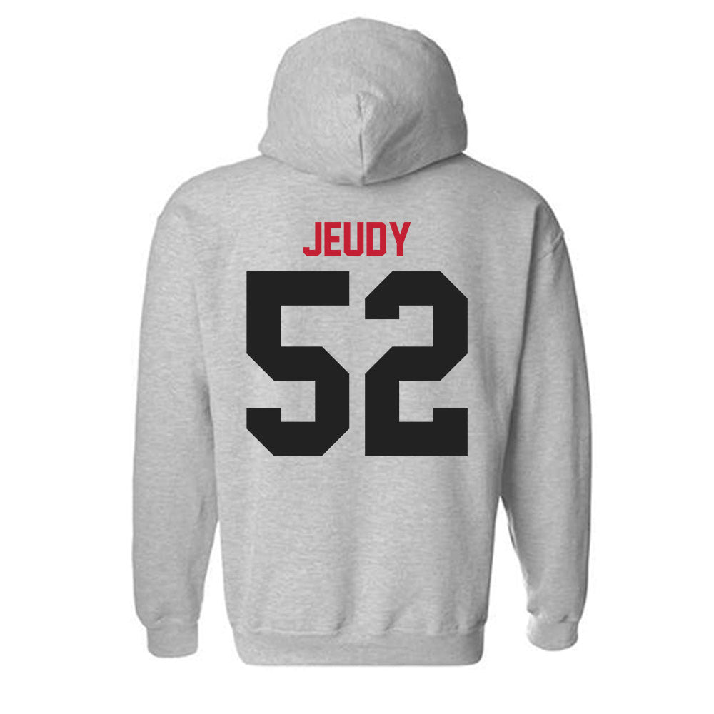 Ball State - NCAA Football : Jacob Jeudy - Classic Shersey Hooded Sweatshirt-1