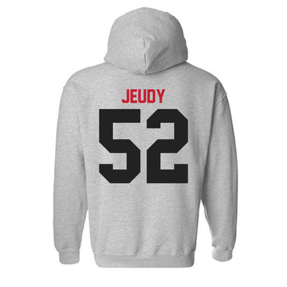 Ball State - NCAA Football : Jacob Jeudy - Classic Shersey Hooded Sweatshirt-1