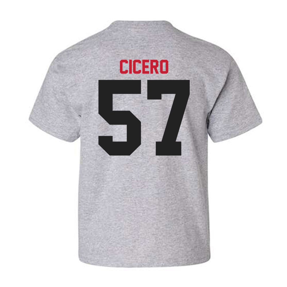 Ball State - NCAA Football : Nolan Cicero - Classic Shersey Youth T-Shirt-1