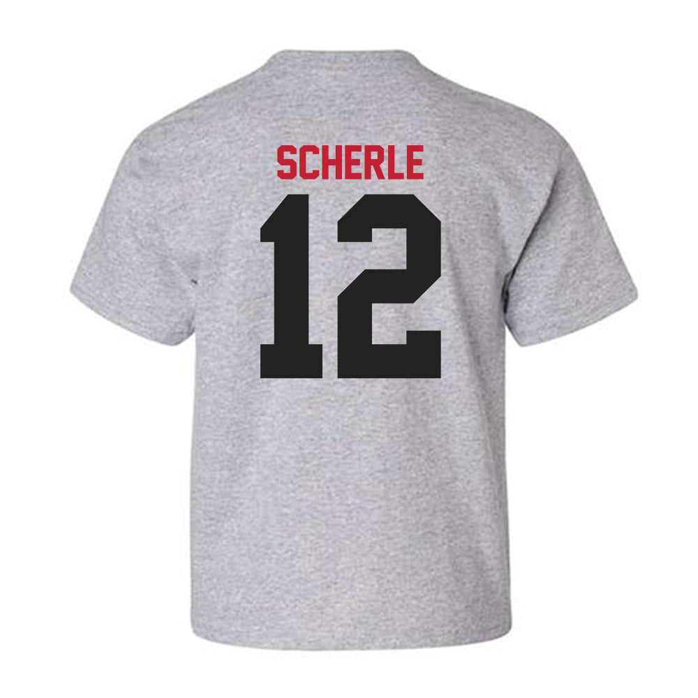 Ball State - NCAA Football : Alex Scherle - Classic Shersey Youth T-Shirt-1