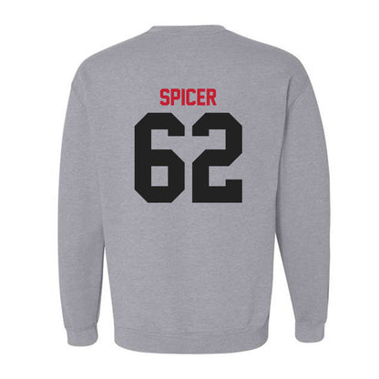 Ball State - NCAA Football : Sam Spicer - Classic Shersey Crewneck Sweatshirt-1