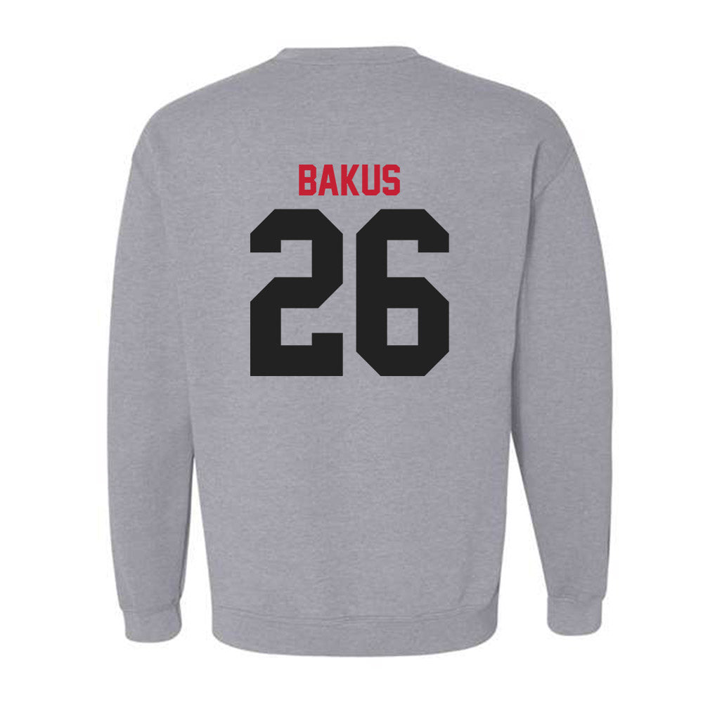 Ball State - NCAA Baseball : Jack Bakus - Classic Shersey Crewneck Sweatshirt-1