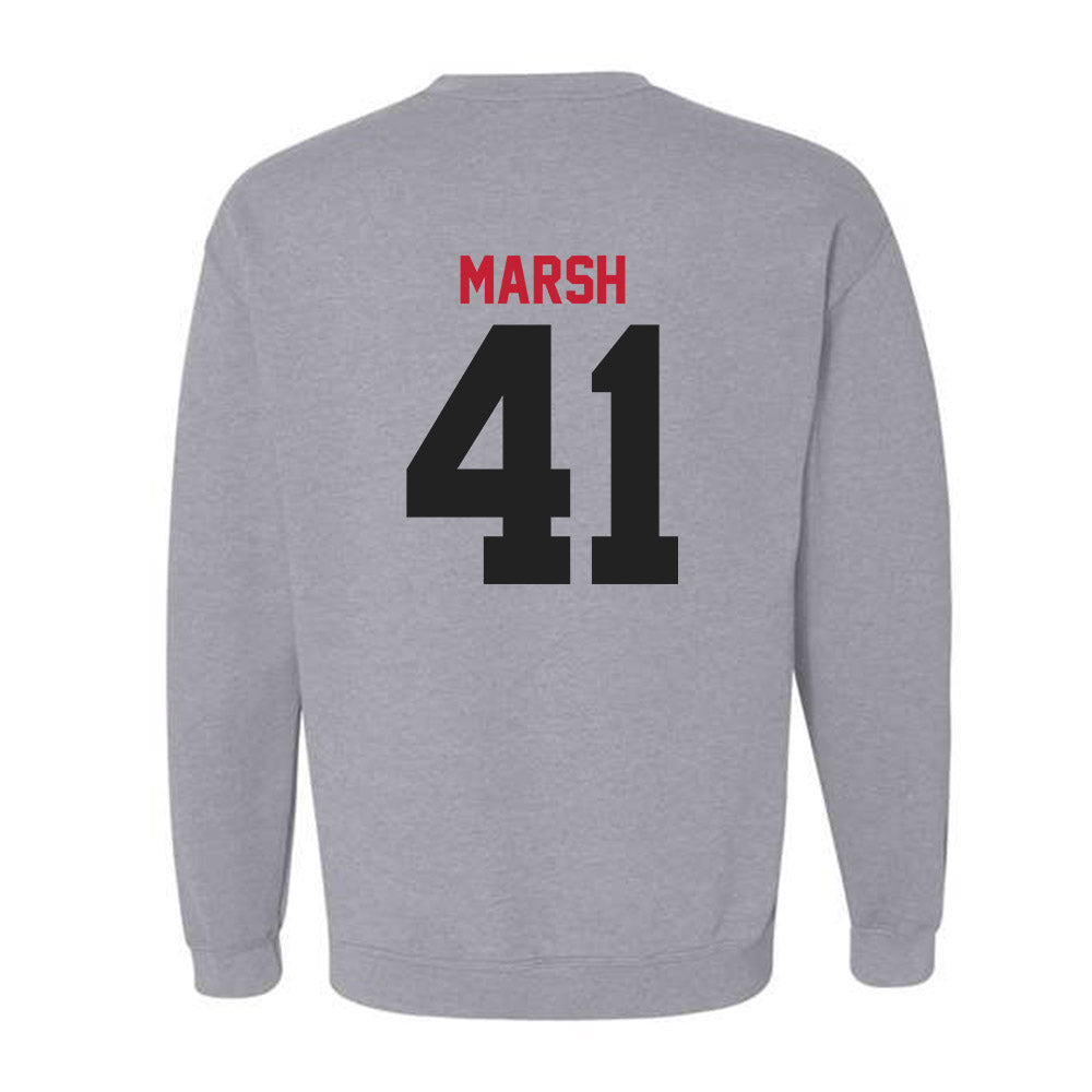 Ball State - NCAA Football : Ben Marsh - Crewneck Sweatshirt-1
