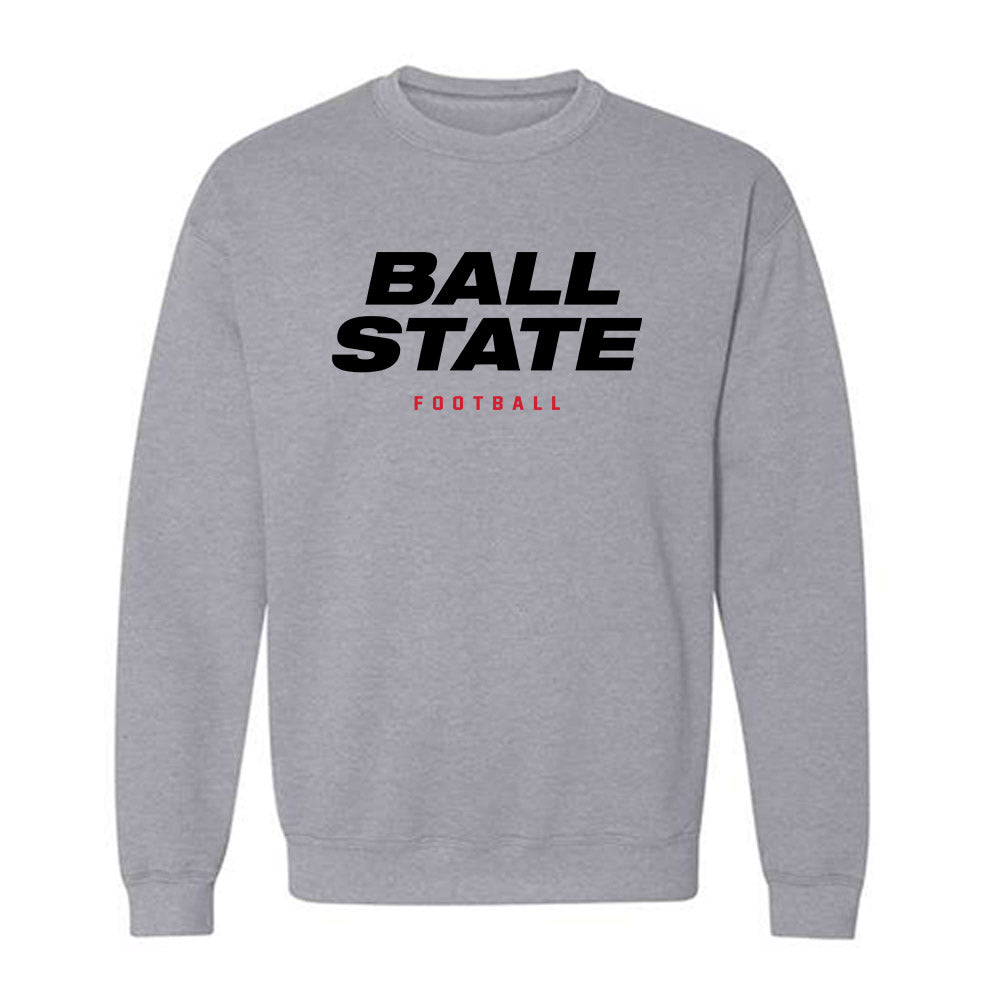 Ball State - NCAA Football : Sam Spicer - Classic Shersey Crewneck Sweatshirt-0