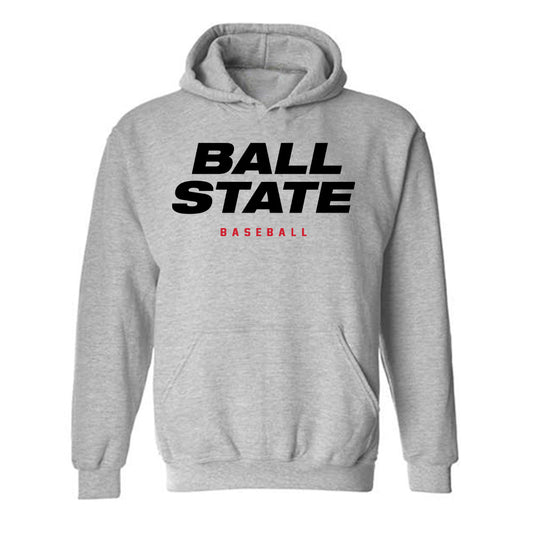 Ball State - NCAA Baseball : Gavin Balius - Hooded Sweatshirt-0