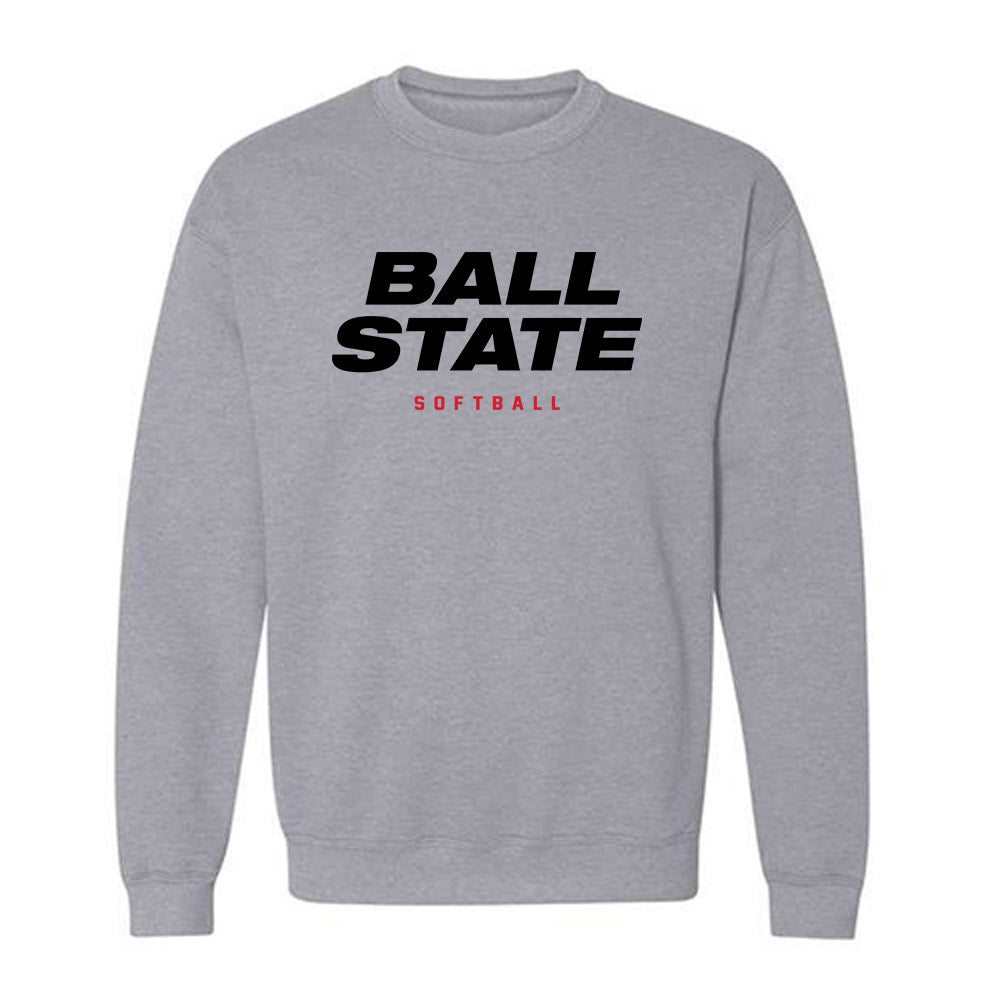 Ball State - NCAA Softball : Jordyn Thurman - Crewneck Sweatshirt-0