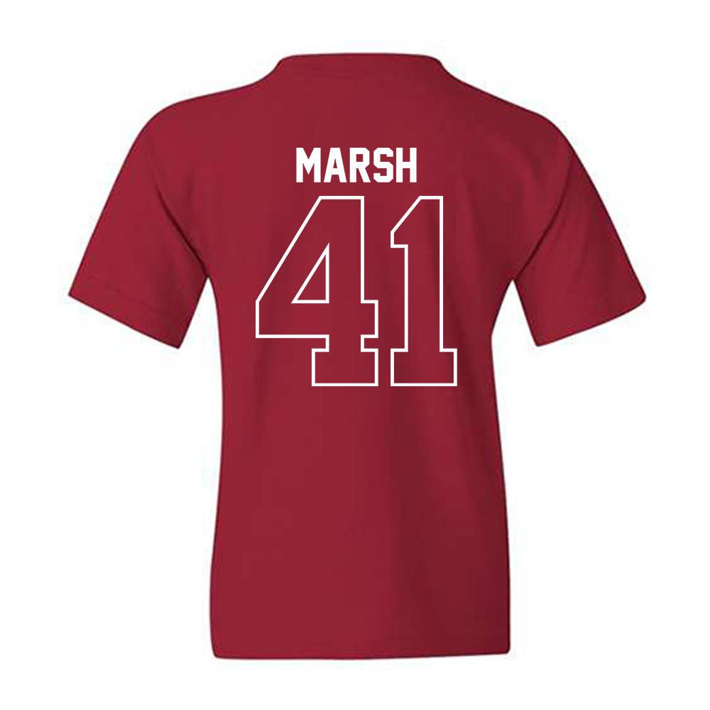 Ball State - NCAA Football : Ben Marsh - Youth T-Shirt-1