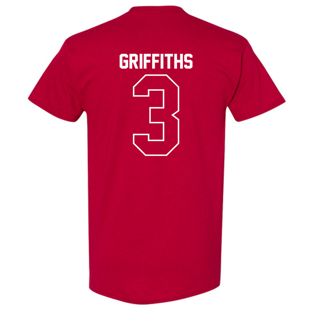 Ball State - NCAA Baseball : Brett Griffiths - Classic Shersey T-Shirt-1