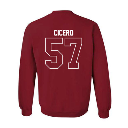 Ball State - NCAA Football : Nolan Cicero - Classic Shersey Crewneck Sweatshirt-1