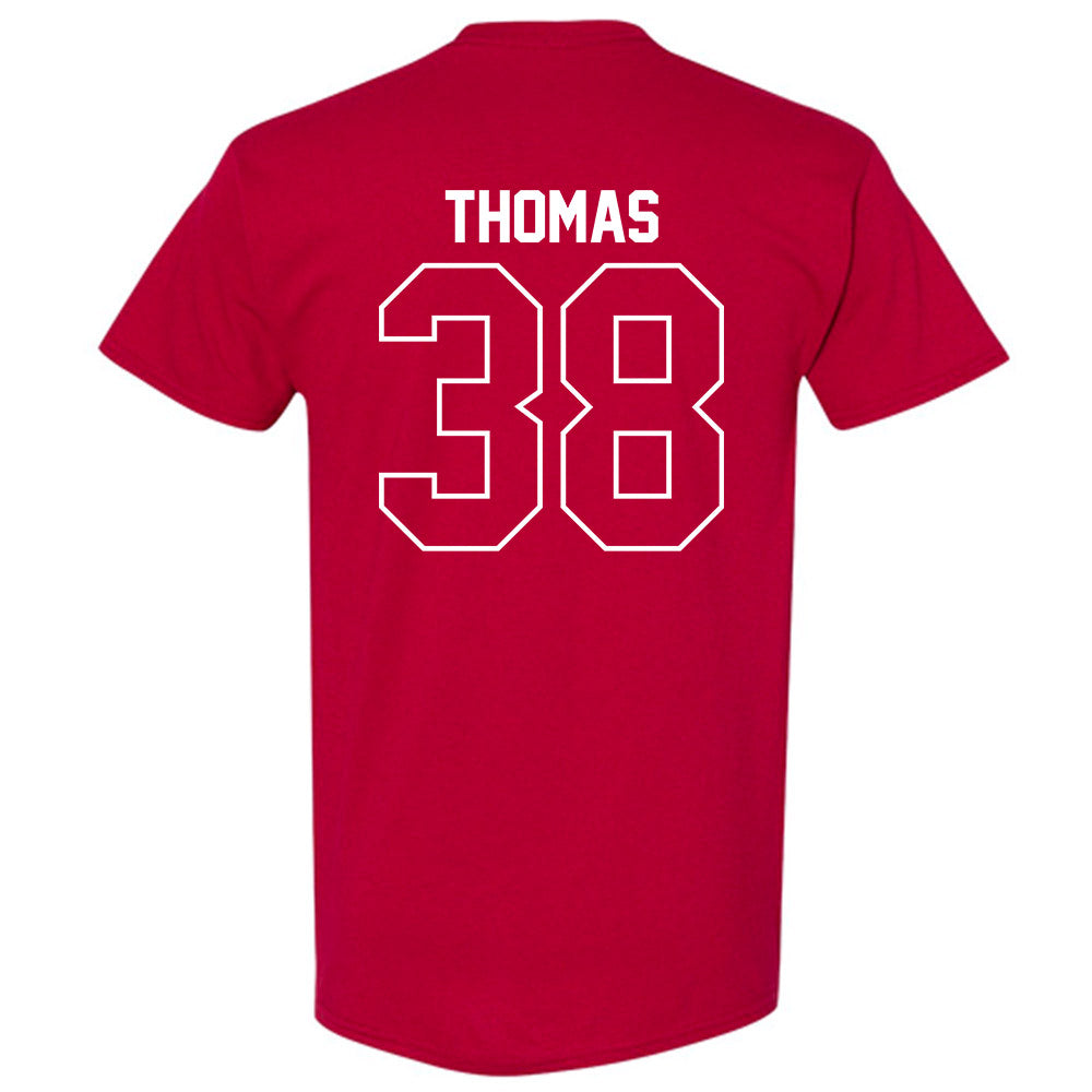 Ball State - NCAA Baseball : Kenskey Thomas - Classic Shersey T-Shirt-1