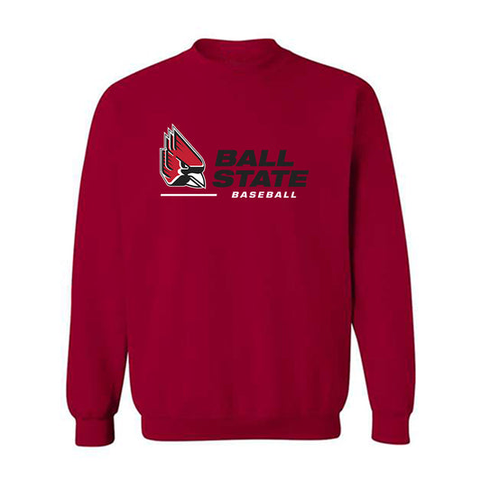 Ball State - NCAA Baseball : Jack Bakus - Classic Shersey Crewneck Sweatshirt-0