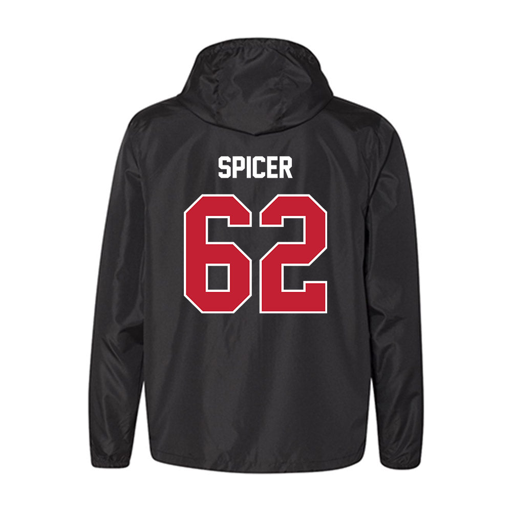 Ball State - NCAA Football : Sam Spicer - Windbreaker-1