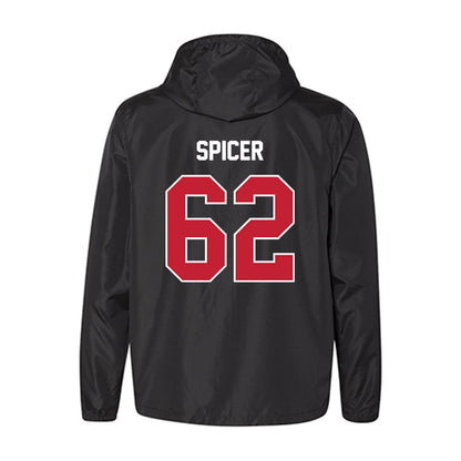 Ball State - NCAA Football : Sam Spicer - Windbreaker-1
