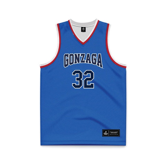 Gonzaga - NCAA Men's Basketball : Parker Jefferson - Basketball Jersey-0