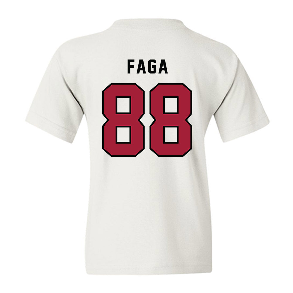 Alabama - NCAA Football : Isaia Faga - Youth T-Shirt-1