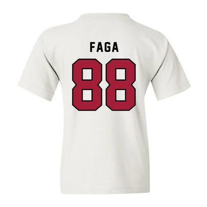 Alabama - NCAA Football : Isaia Faga - Youth T-Shirt-1